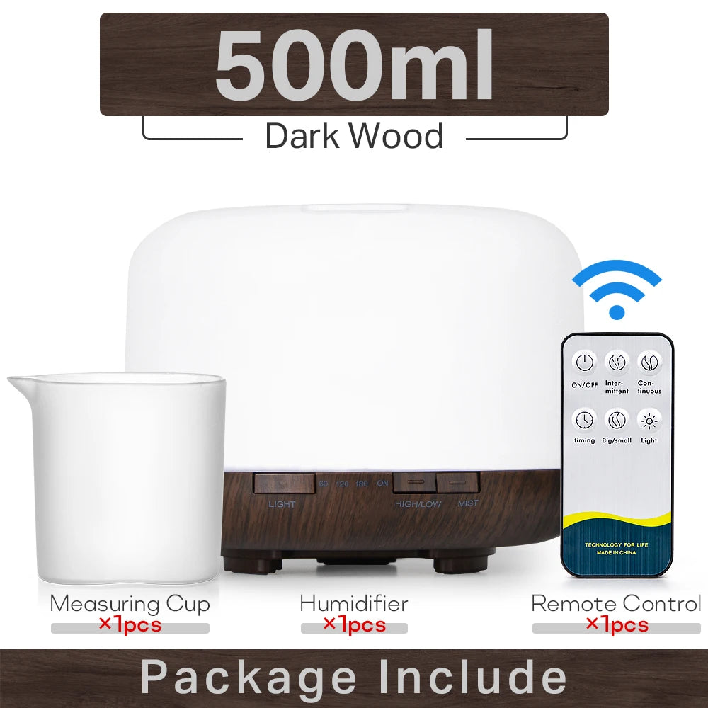 Aroma Glow Diffuser with LED Lights
