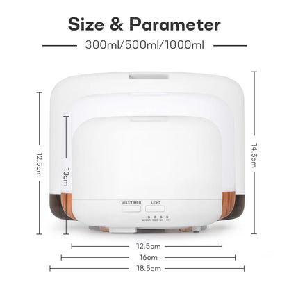 Aroma Glow Diffuser with LED Lights