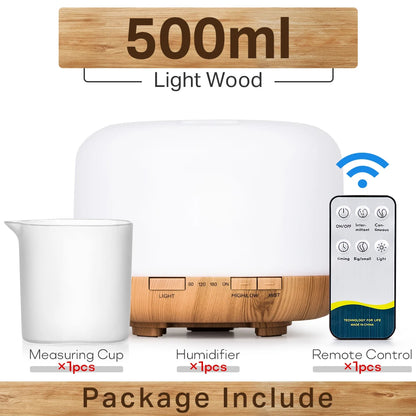 Aroma Glow Diffuser with LED Lights
