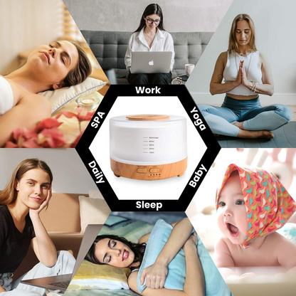 Aroma Glow Diffuser with LED Lights
